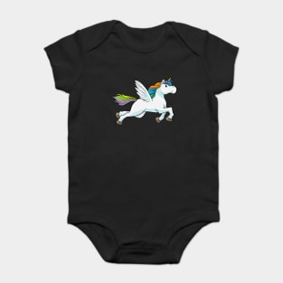 Unicorn with Wings Baby Bodysuit